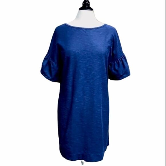 Vineyard Vines Navy Flutter Sleeve Dress Size XS - Picture 1 of 8